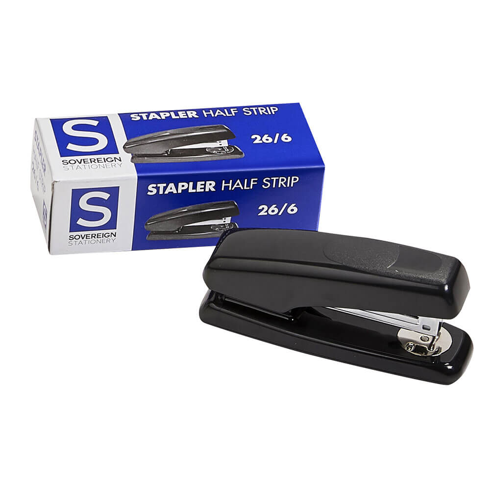 Stat Stapler Black (No. 26/6)