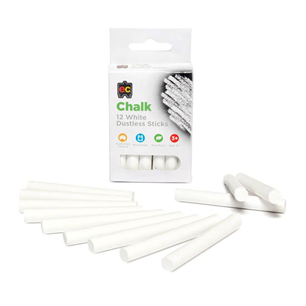 EC Dustless Chalk (12pk)