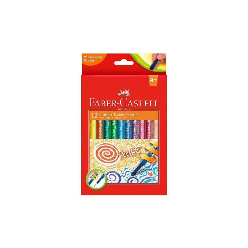 Faber-Castell Twistable Crayons 12pk (surtido)