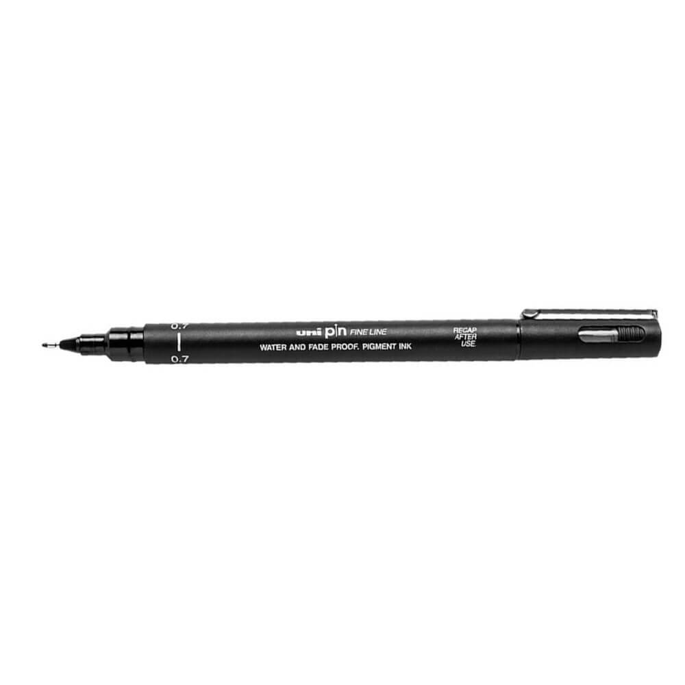 Uni Pin Fine Line Drawing Pen 12pcs (Black)