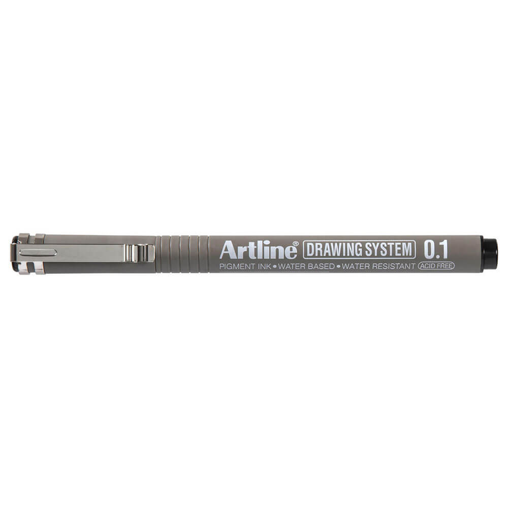 Artline Drawing System Pen 12pcs (negro)