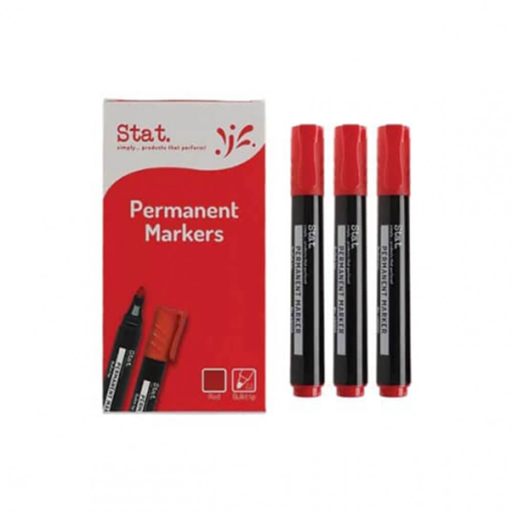 Stat 2,0 mm Bullet Nib Marker permanente 12pcs