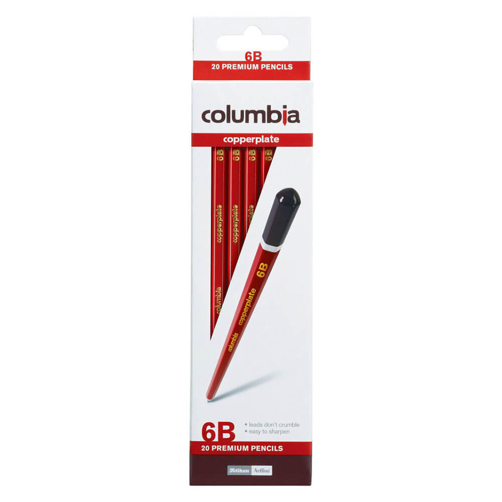 Columbia Copperplate Premium lápices (caja de 20)