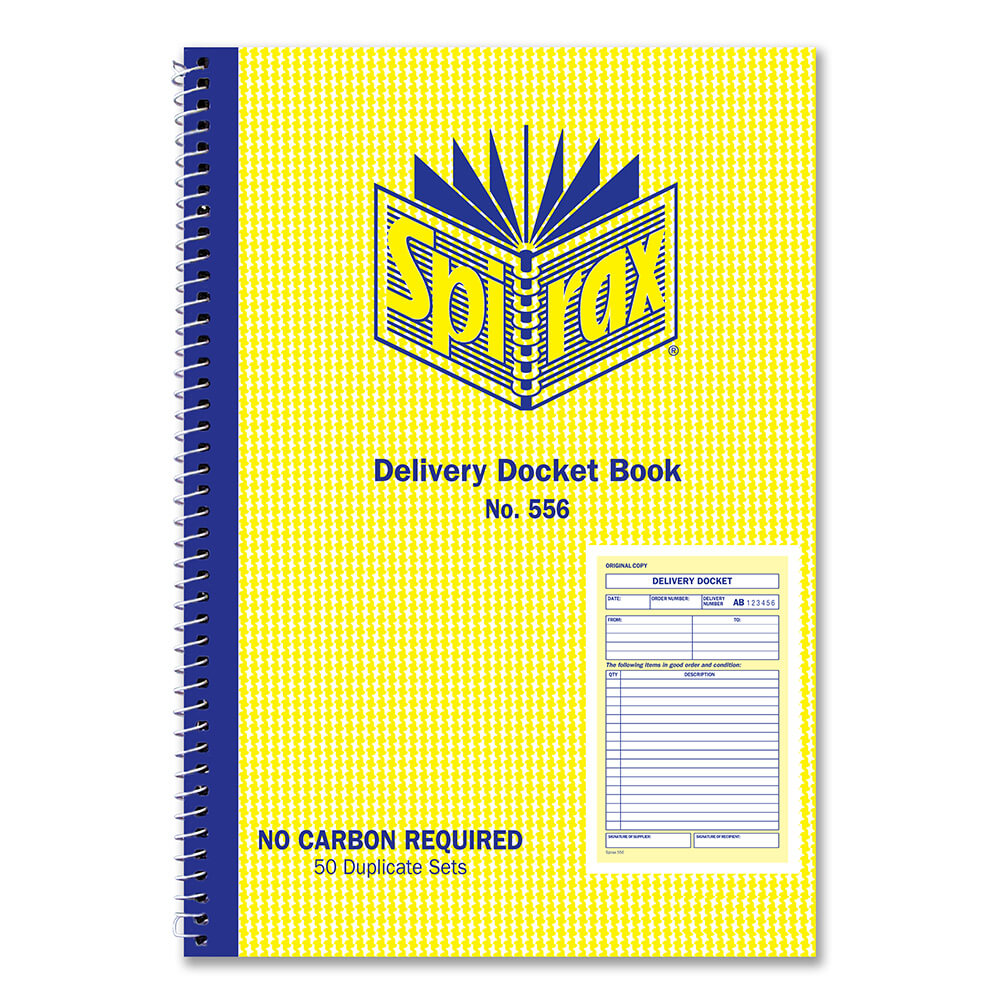 Spirax Carbonless Delivery Book (Pack of 10)