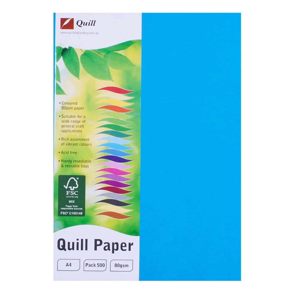 Quill Extra duży papier A4 80GSM (500 arkuszy)