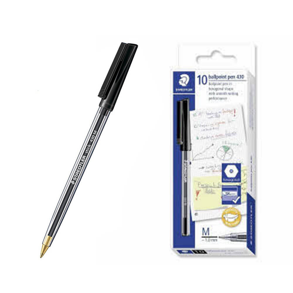 Stadtler Stick Medium Ballpoint Pen (scatola di 10)