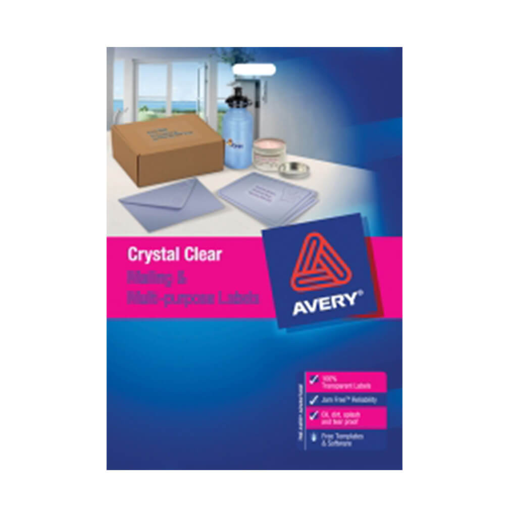 Avery Clear Laser Label (paquete de 25)