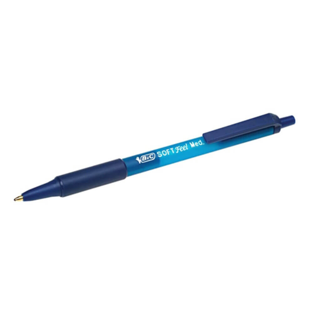 Bic Soft Feel Pen retráctil (caja de 12)