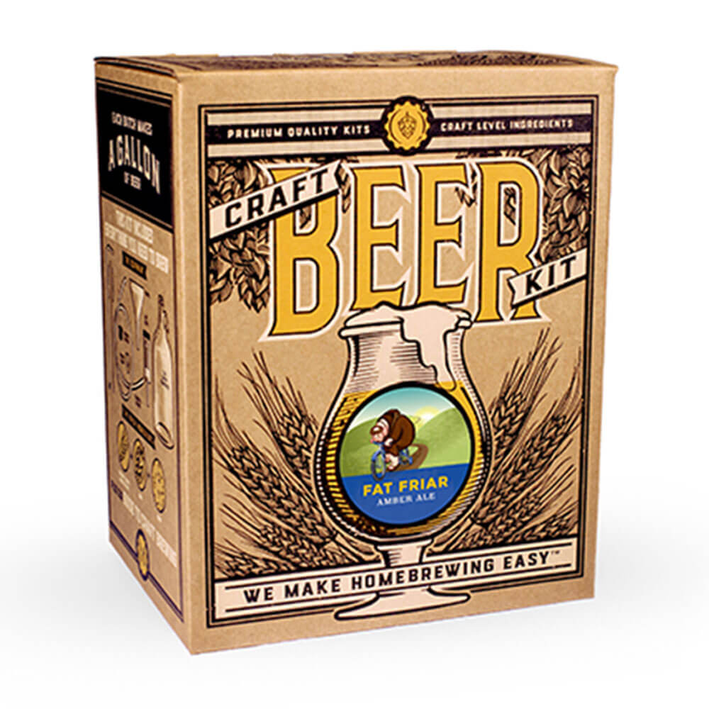 Håndværk en bryg fedt Friar Amber Ale Brewing Kit