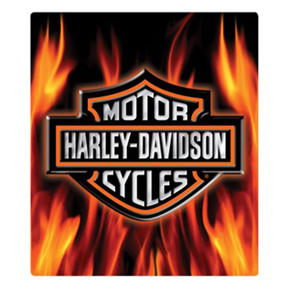 Harley Davidson Die Cut em relevo sinal de lata