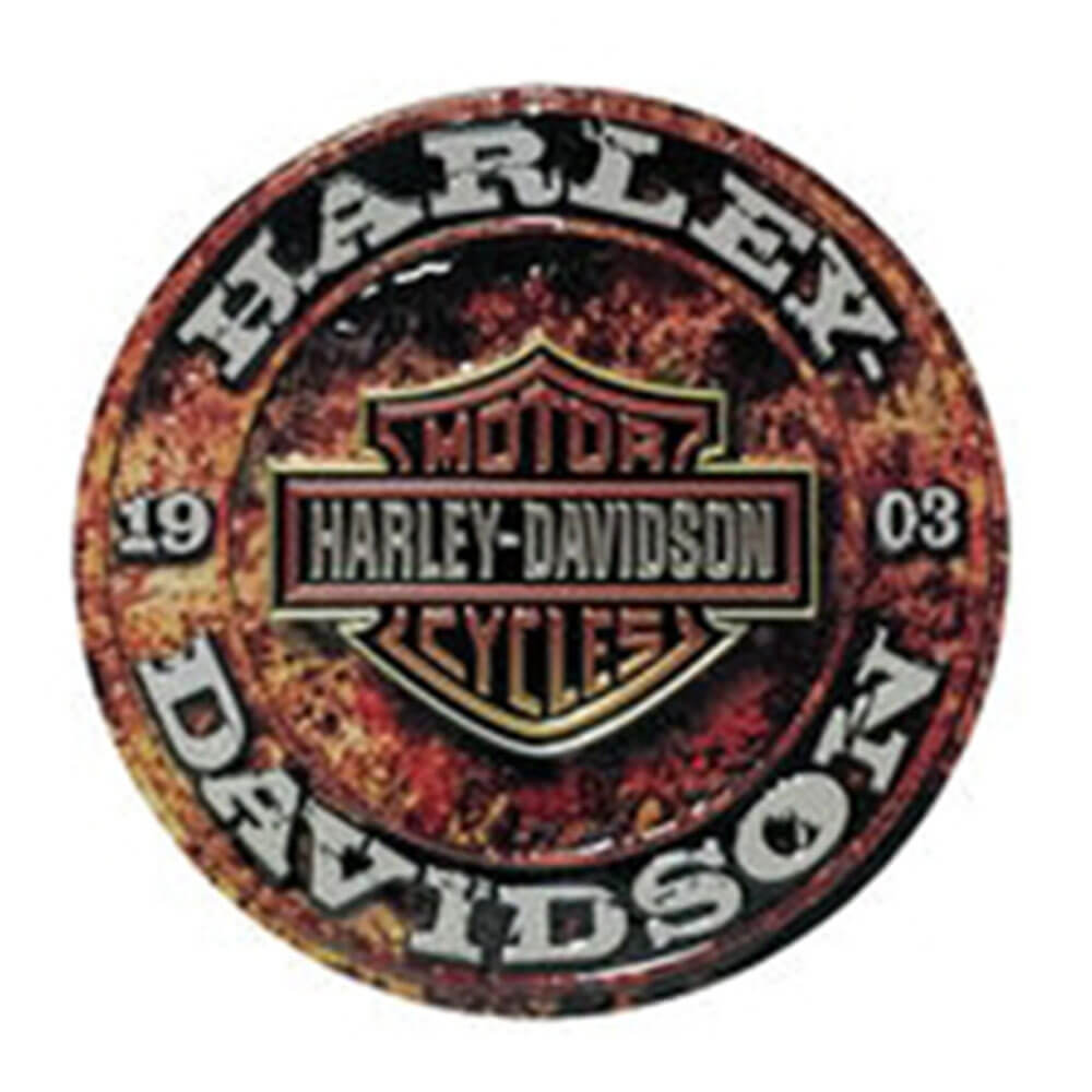 Harley Davidson Die gesneden reliëf tin -bord