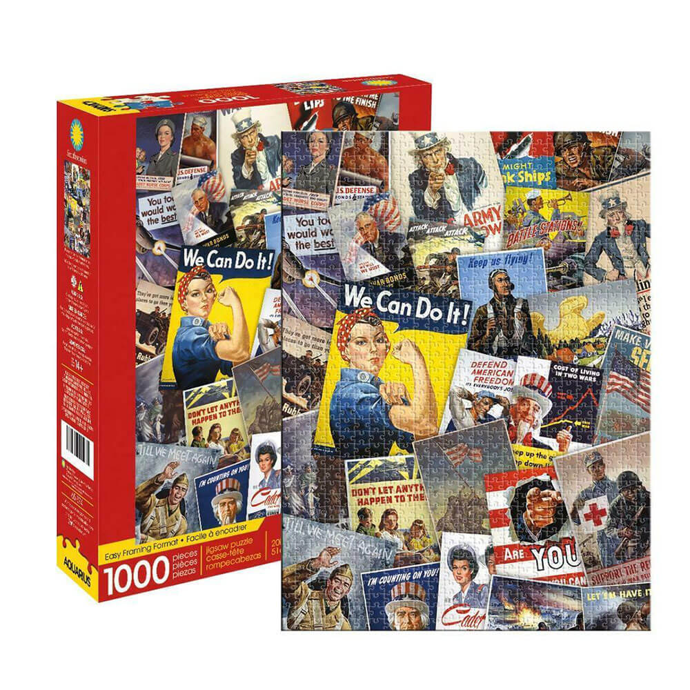 Aquarius Smithsonian War Posters Collage Puzzle (1000pcs)