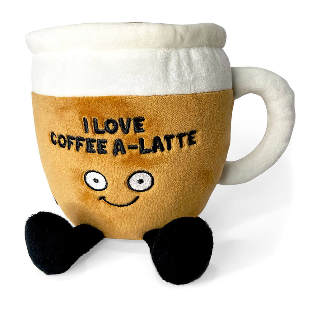 Punchkins I Love Coffee A-Latte Plush